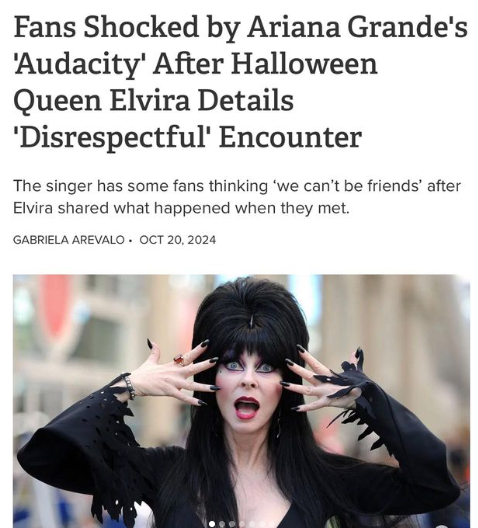 In response to Elvira's claims, Ariana surprised many by addressing the situation and sharing her perspective in a polite and thoughtful manner