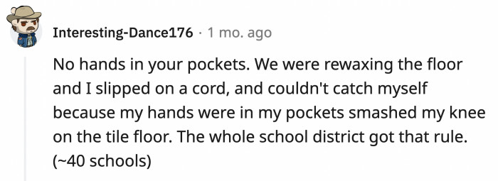 16. OP couldn't wax it on and off without losing balance