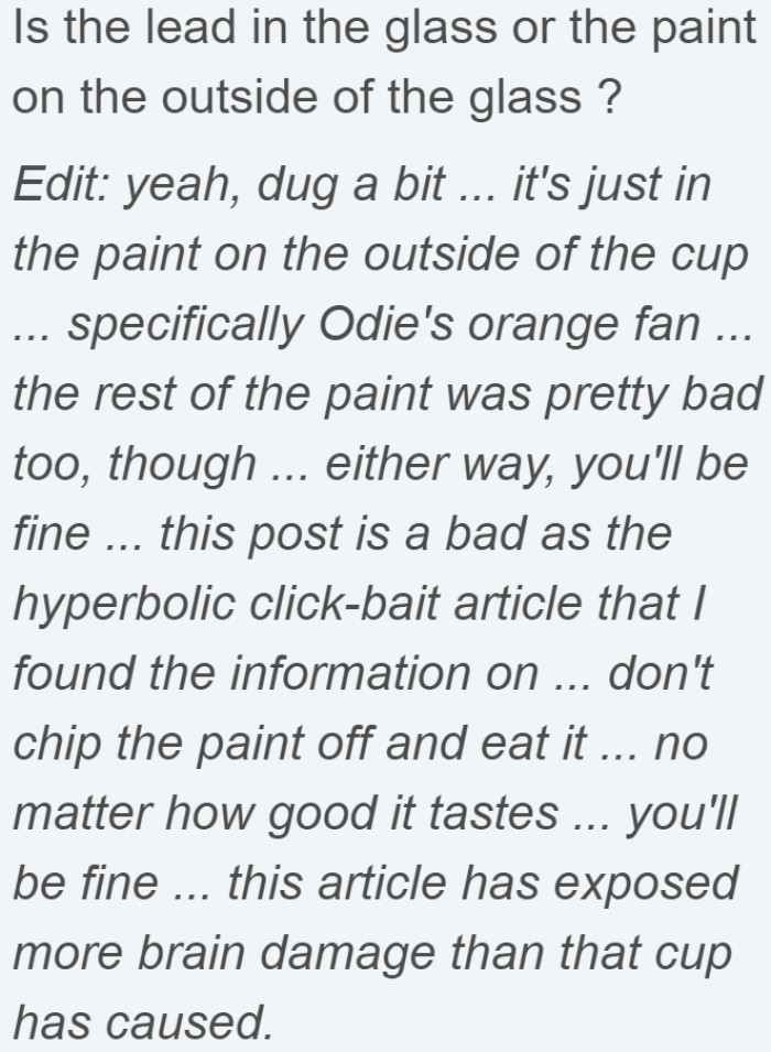 Sometimes it's better to be safe than sorry.