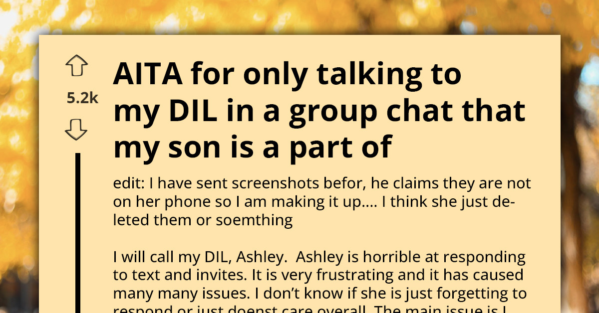 Mother Refuses to Text Daughter In Law Privately After Christmas Invite Blowup