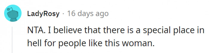 3. This woman doesn't know how to take care of the world around her
