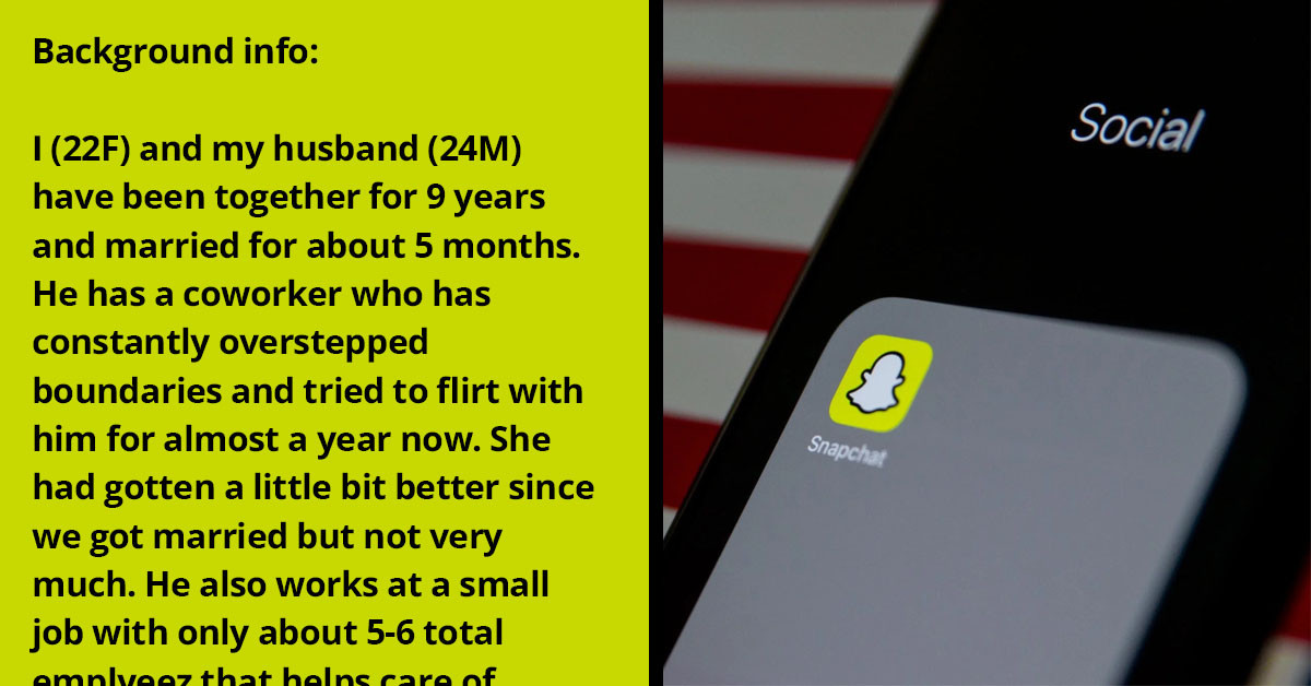 Wife Responds to Inappropriate Snapchat from a Woman on Her Husband's Phone, and Now He's Upset with Her Because She Overstepped Boundaries