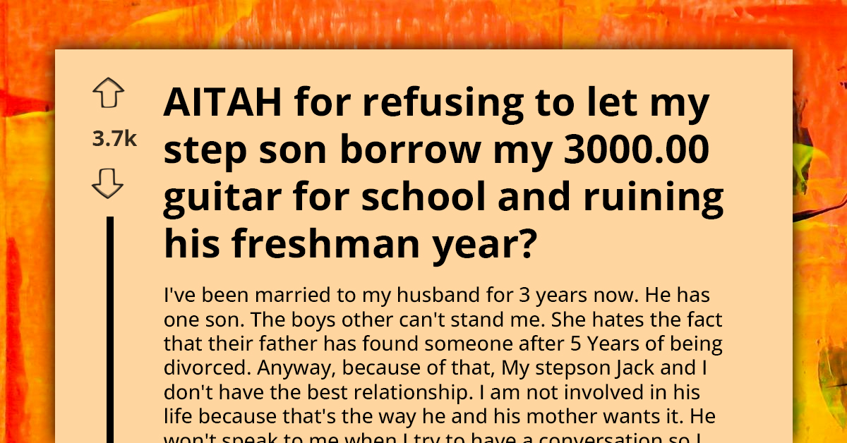 Woman Accused of Ruining Stepson’s First Year of College Because She Refused to Lend Him $3K Guitar