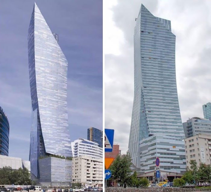 "A Skyscraper In Warsaw, Poland"