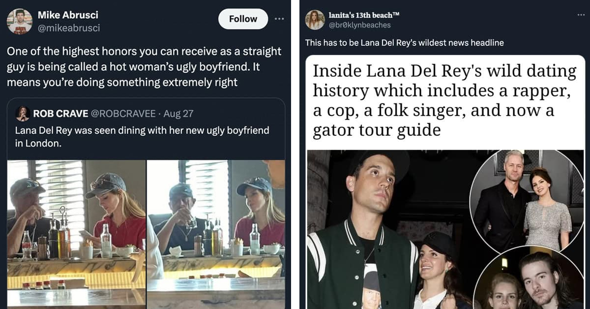 Lana Del Rey's Rumored Romance With Her Airboat Captain Boyfriend Has Sparked These 25 Amusing Memes And Reactions