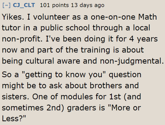 All teachers need to be culture aware and non-judgmental.