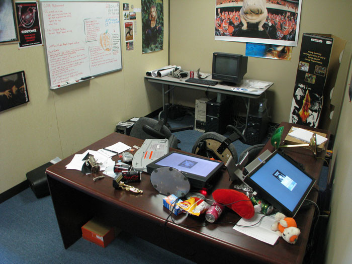 The office prankster was taking things a tad bit too far