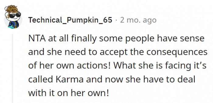 20. Now, this is what we call dealing with your very own karma