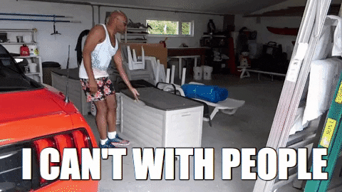 18. Literally anti-social