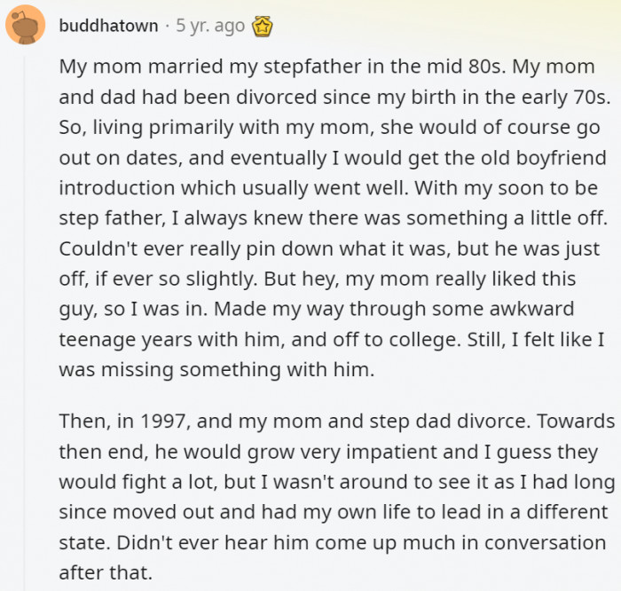 3. This is the kind of twist that probably explains so many things in life for that person