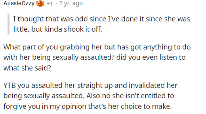 People came to the comments and really let her know everything that was wrong with her statement and how she handled this situation.