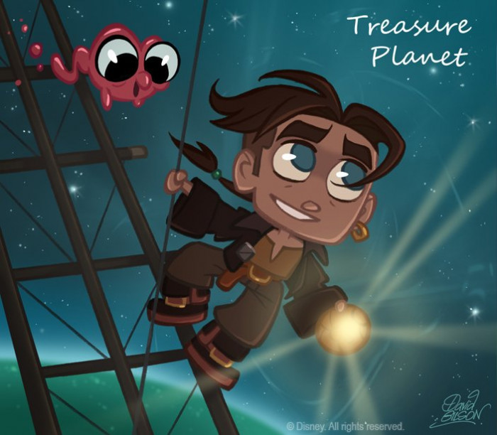 24. The Chibi Style Version of Treasure Planet