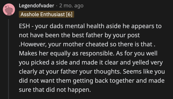 None of the three people in this post are handling this issue healthily.