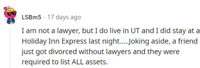 Openness is vital here!