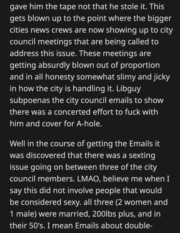 If they let him have his chickens, then their sexting club wouldn't have been exposed