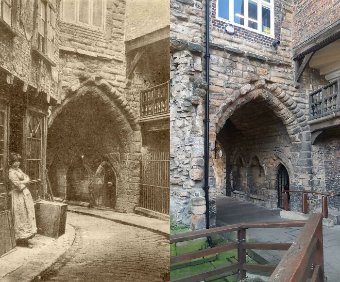 21. Newcastle Castle, UK: 1895 vs. 2022