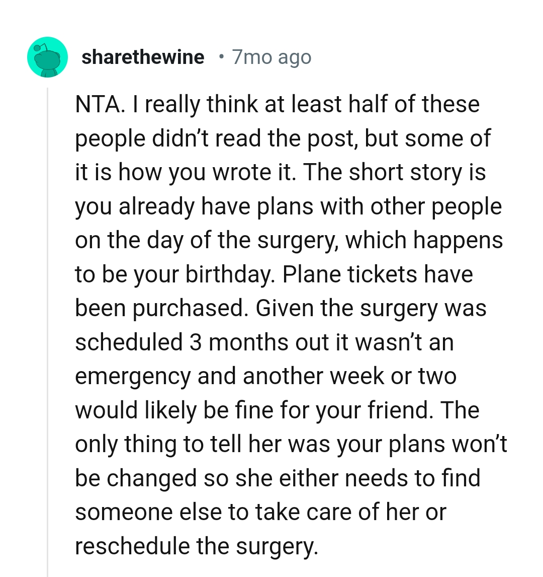 Plane tickets have been purchased