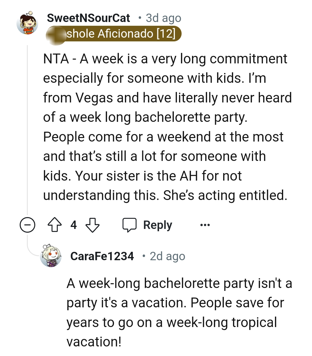 People Come for a Weekend at Most, Not a Whole Week