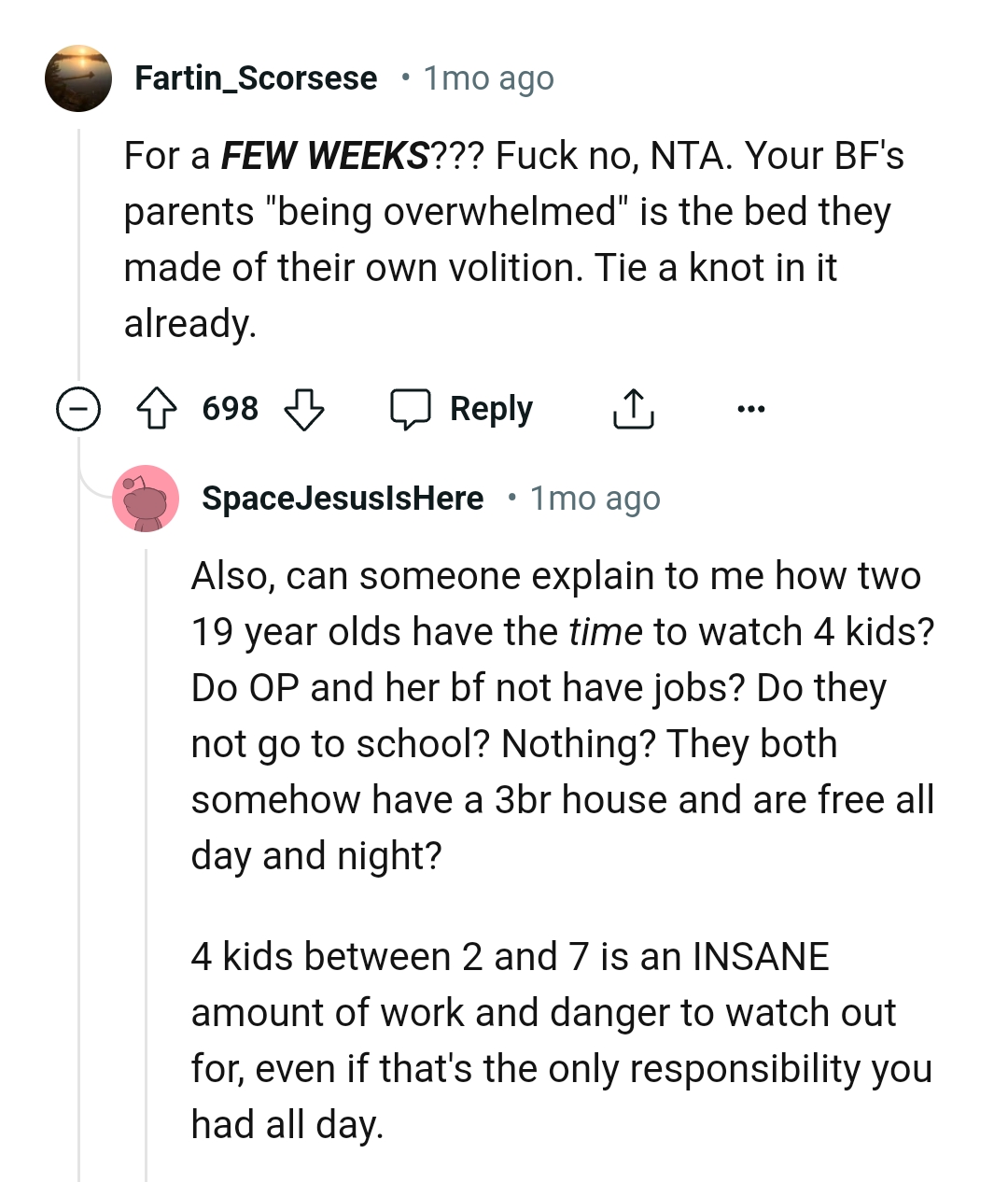 They should for a knot in it already