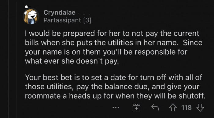 OP needs to consider this aspect because things could get worse for her.