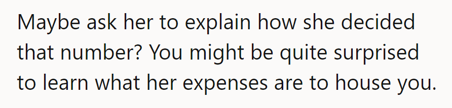 Time for a rent revelation! Who knew Mom's expenses could be the plot twist of the century?
