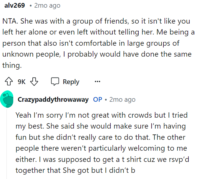 People immediately came to the comments and told OP that he was NTA here and that his girlfriend was the one who was TA.