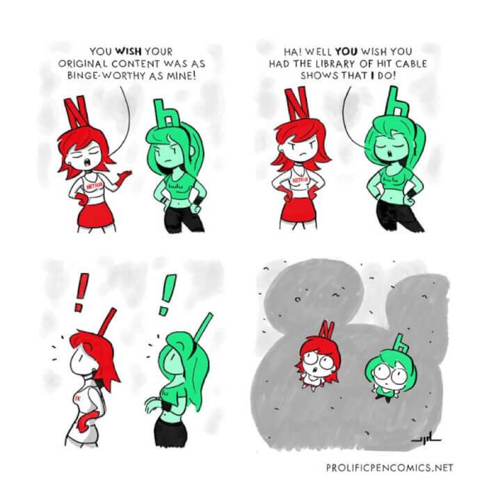 4. Disney is actually much smaller than the two