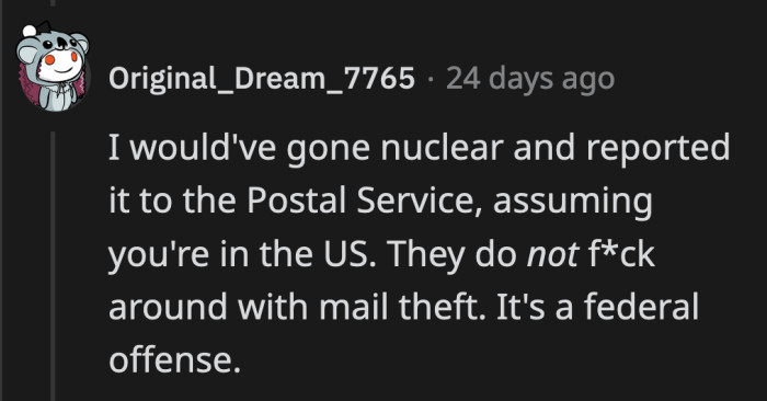 Why did she keep the stolen gift cards in her wallet anyway?