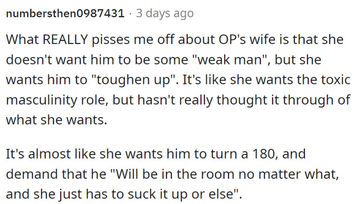 Looks like she doesn't know what she wants.