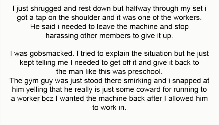 I snapped at him, yelling