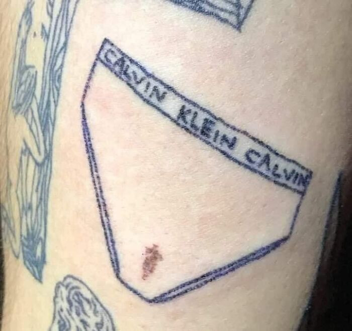 35. Horrible Tattoo And Use Of A Birthmark