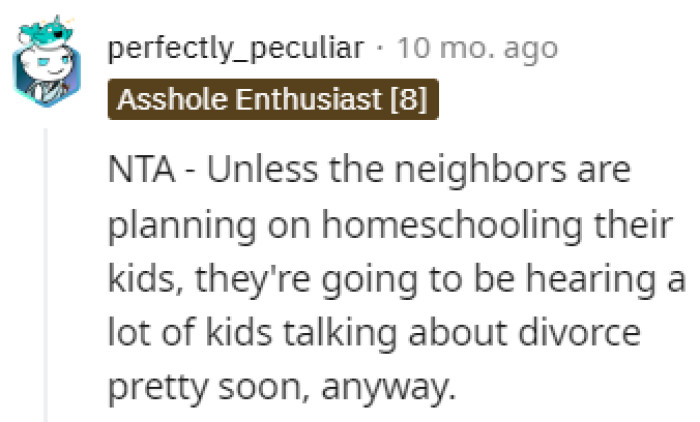 They'll hear about it eventually