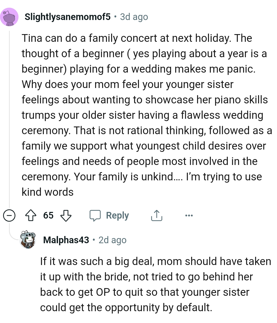 This Redditor is of the opinion that this is not rational thinking