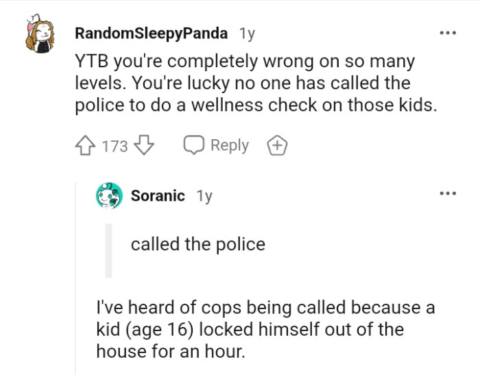 OP's lucky no one has called the police to do a wellness check
