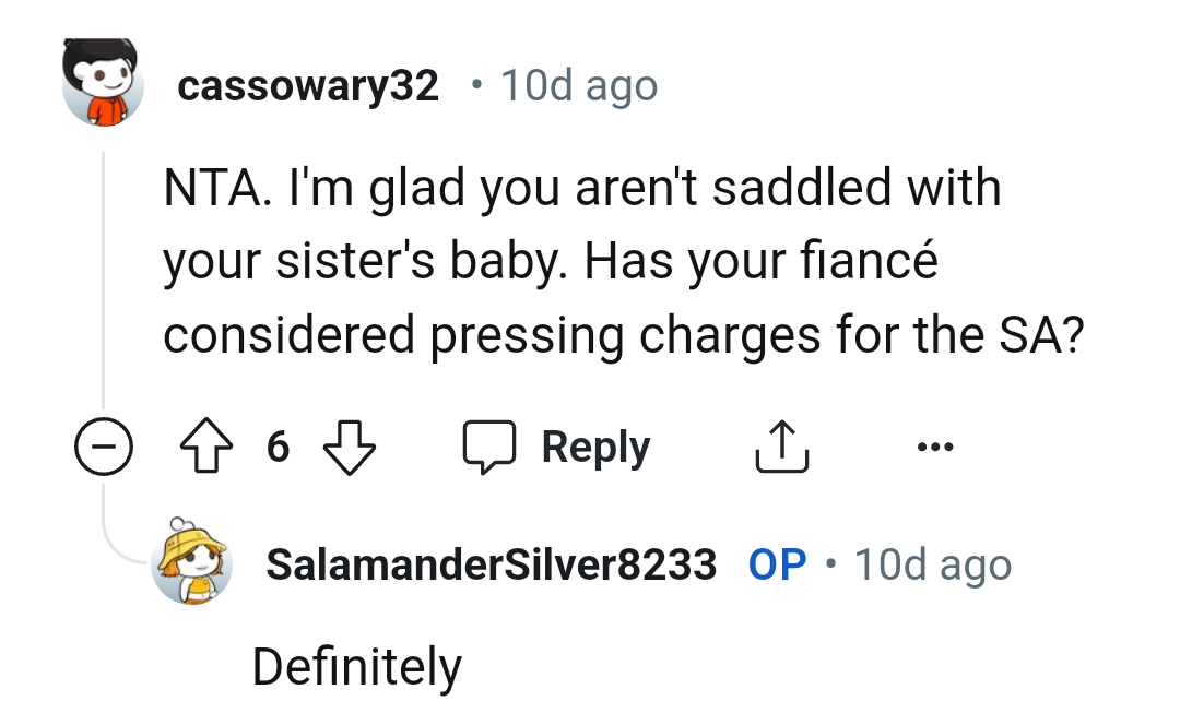 OP's fiancé can actually press charges
