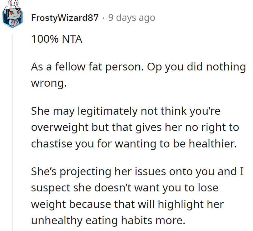 OP's hitting the mark. Seems like Roomie's got her own weighty matters to handle.