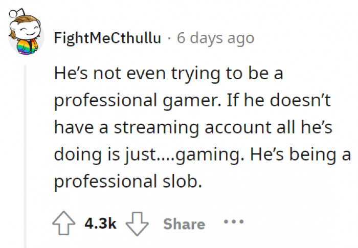 And he's doing a great job.