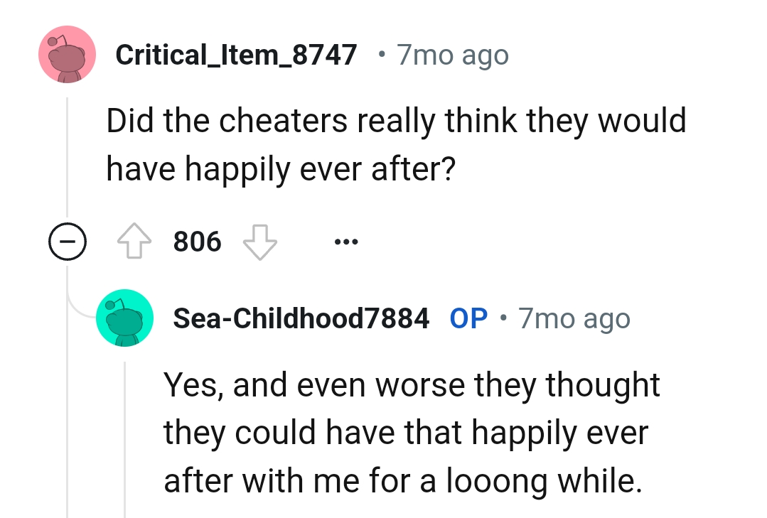 And the comments from other Redditors roll in...