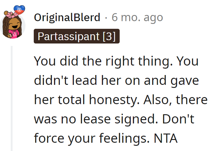 They handled it smoothly—no lease, no heartache. Opting for honesty over signed agreements.