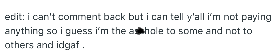 OP is determined not to make any refunds to either of her friends since it was not her fault but a robbery.