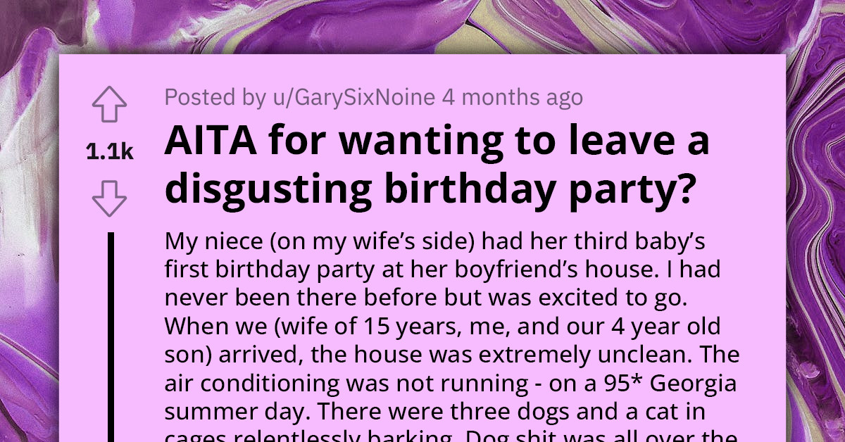 Man Wants To Leave "Disgusting" Birthday Party After Seeing Animal Poop All Over The House Venue, Wife Says He's Being Disrespectful