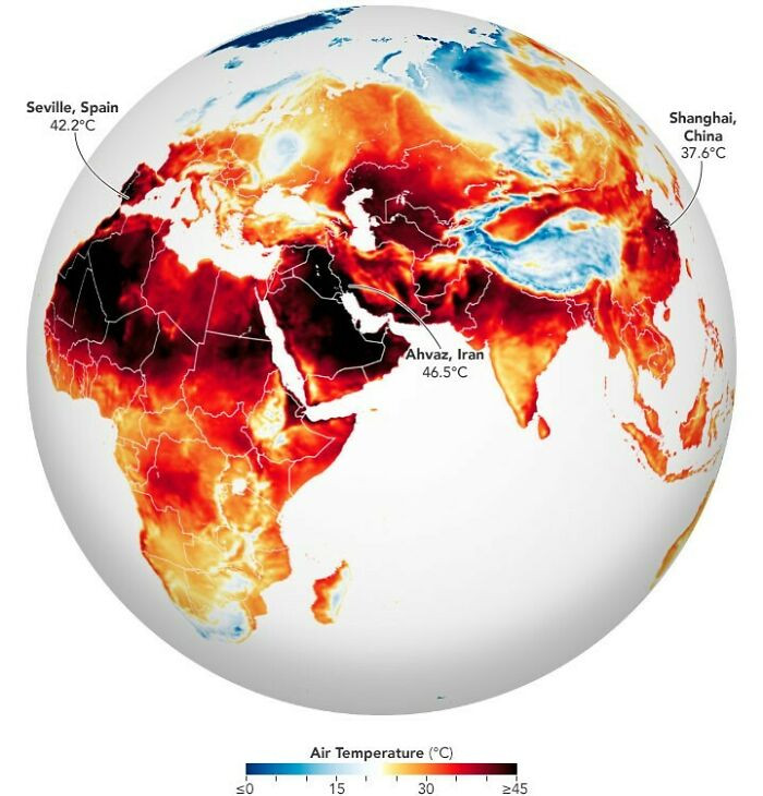 15. Heatwaves And Fires Scorch Europe, Africa, And Asia In Summer 2022