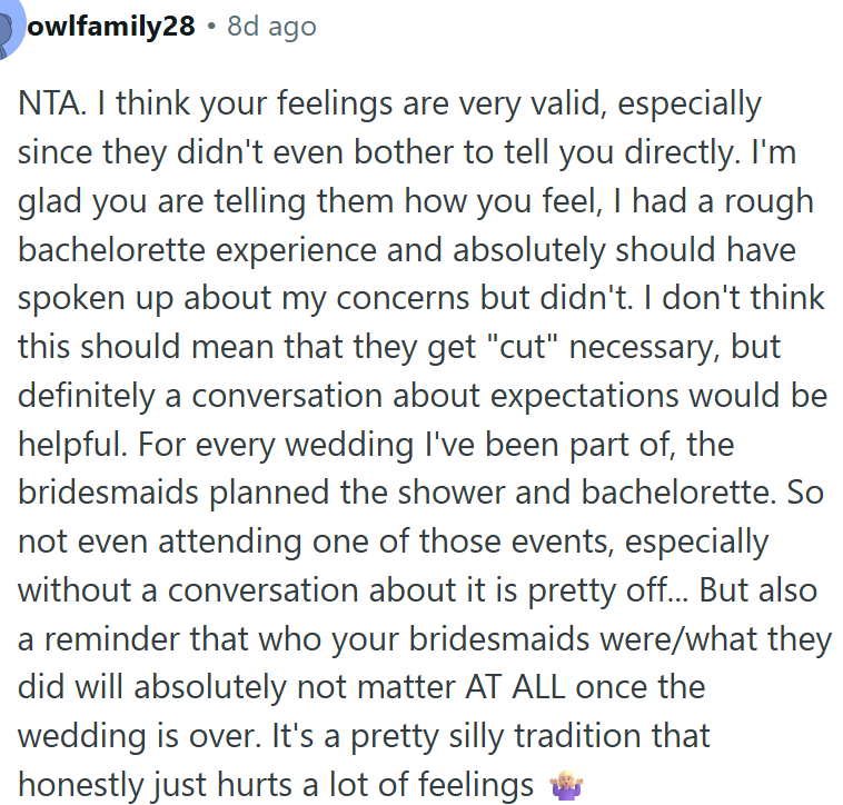 OP's feelings are very valid.