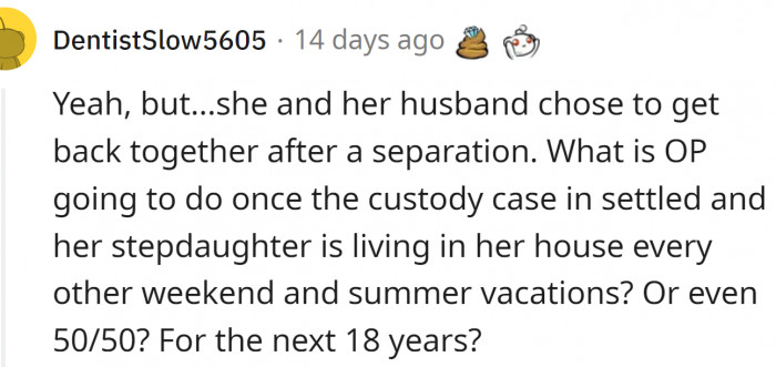 What will OP do if this happens?