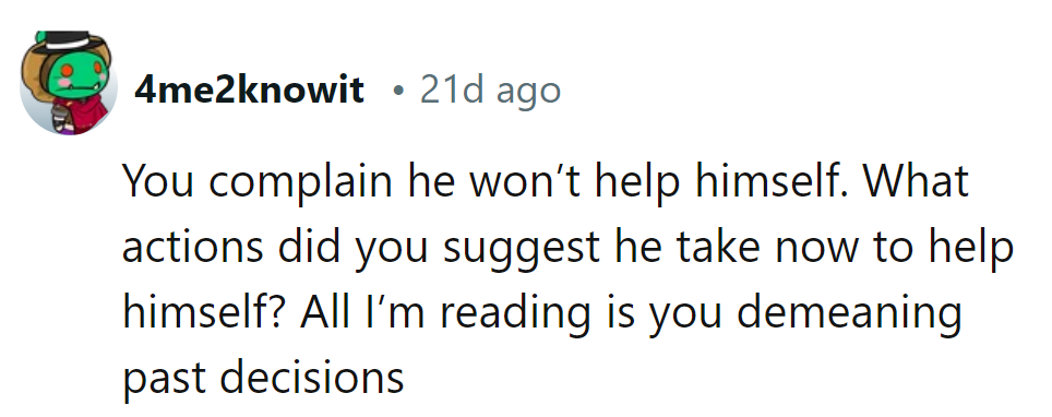 Instead of dwelling on past mistakes, what's the plan to move forward? Actions speak louder than criticisms.