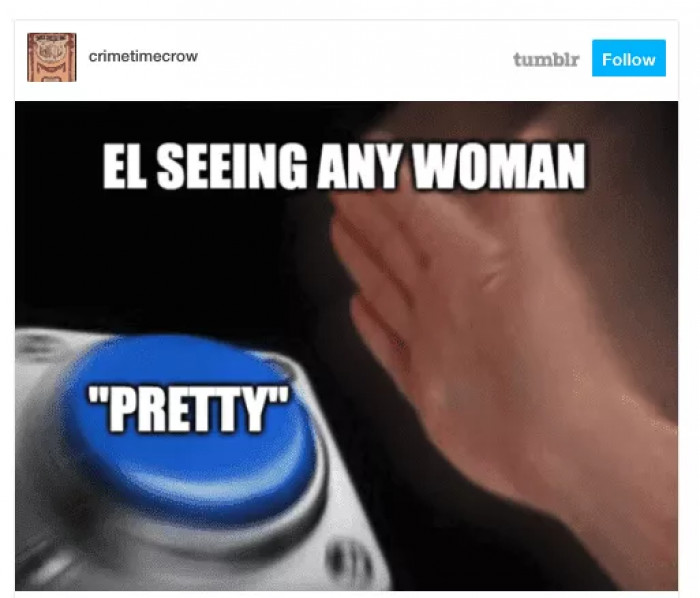 17. As she should, since she's always surrounded by boys.