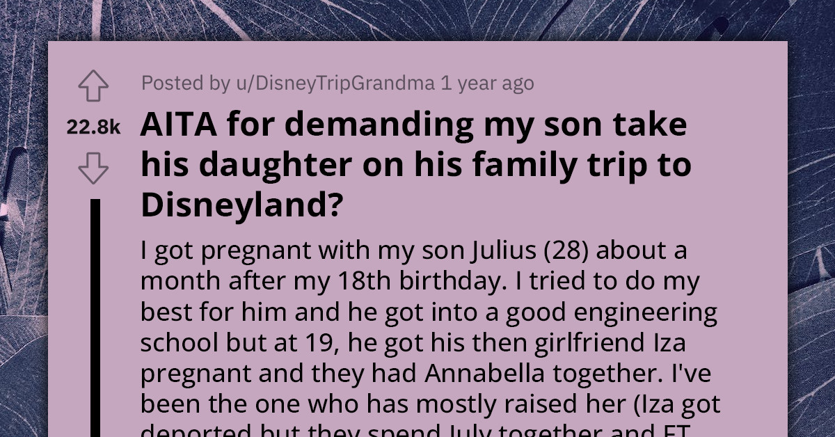 Mother Insists Her Son Brings His Daughter Along With His Two Sons On Disneyland Trip
