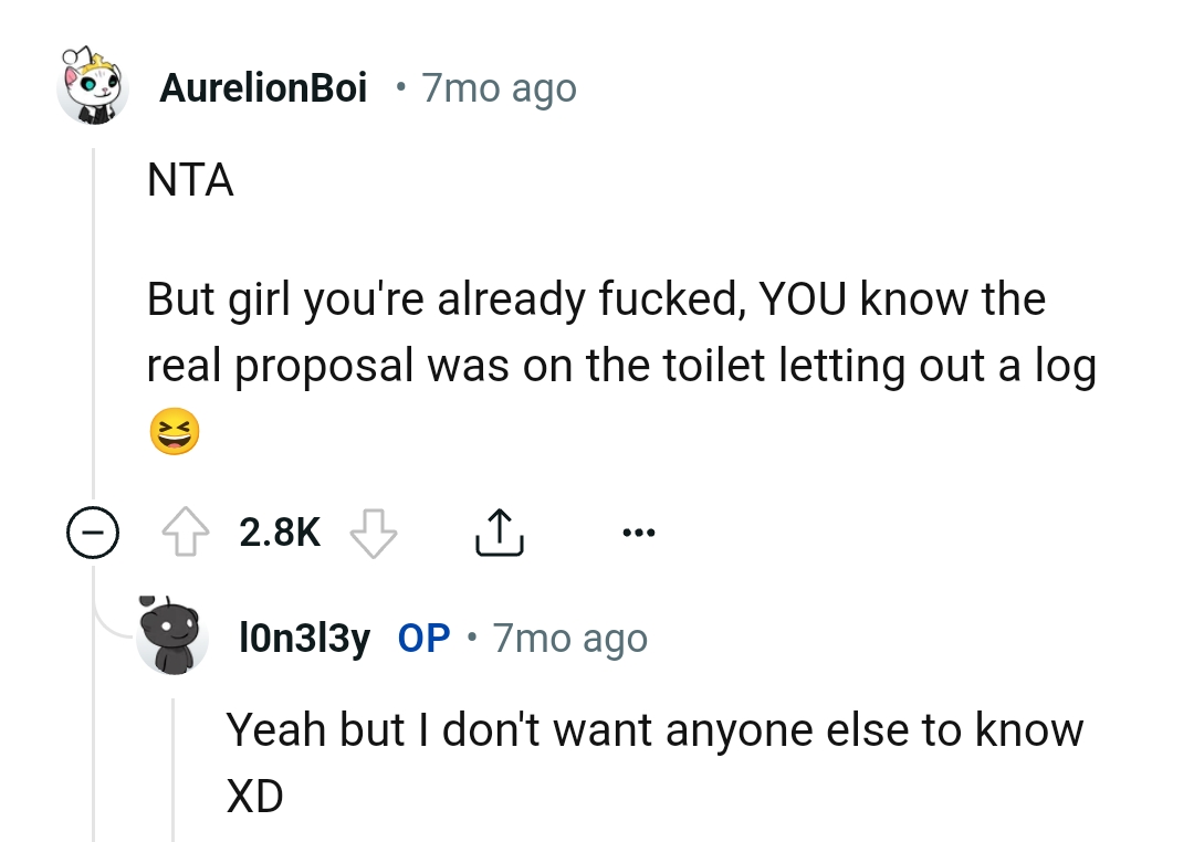 We've gathered some of the most upvoted comments from other Redditors for you to read through below