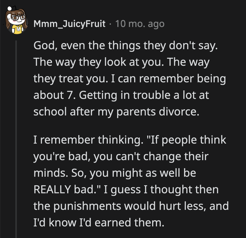 Darius will remember what OP said for the rest of his life. He probably has an idea of how others feel about him, he just can't grasp the reason and doesn't have the guidance he needs to improve.
