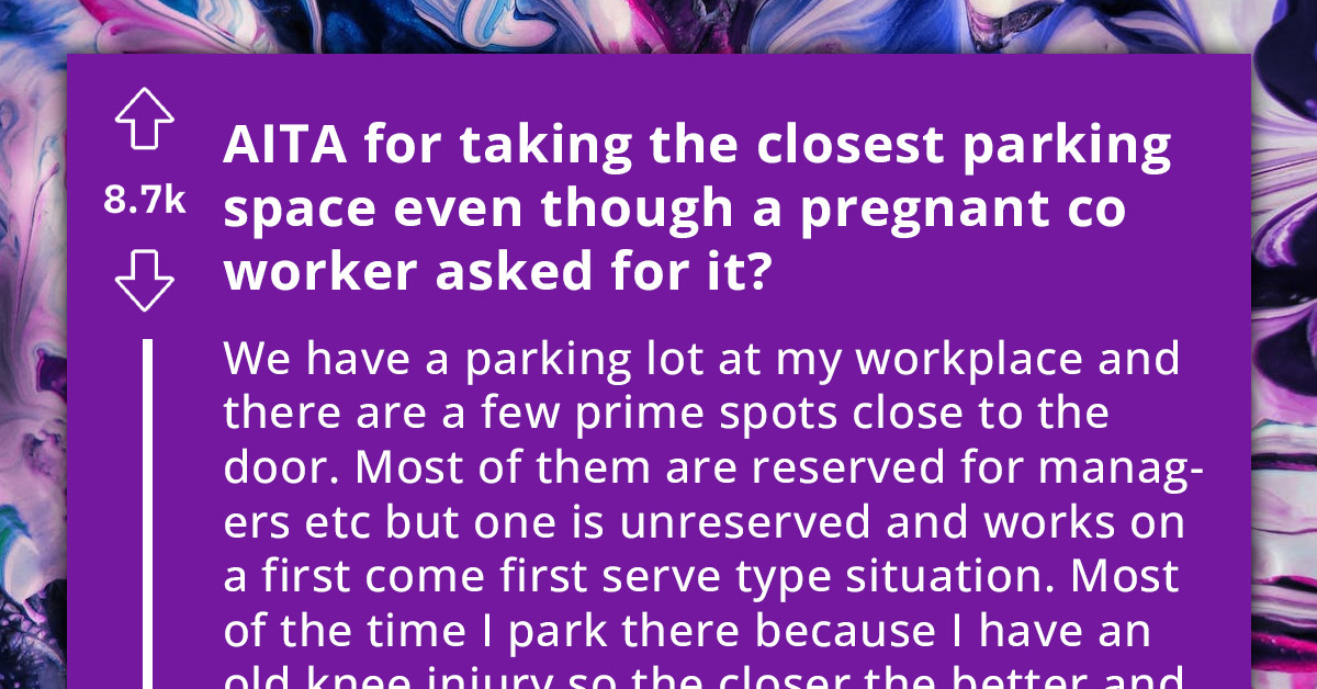 Redditor Refuses To Give Up Parking Space To Pregnant Co-Worker, Forces Her To Lodge An Official Complaint Against Them